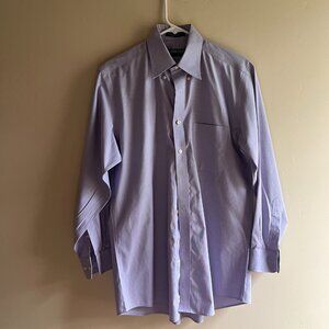 Kirkland lavender purple cotton dress shirt easter pastel spring office church